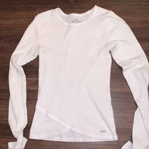 White long sleeve comfy tee